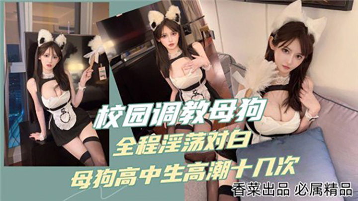 校园调教母狗，全程淫荡对白，母狗高中生高潮十几次
